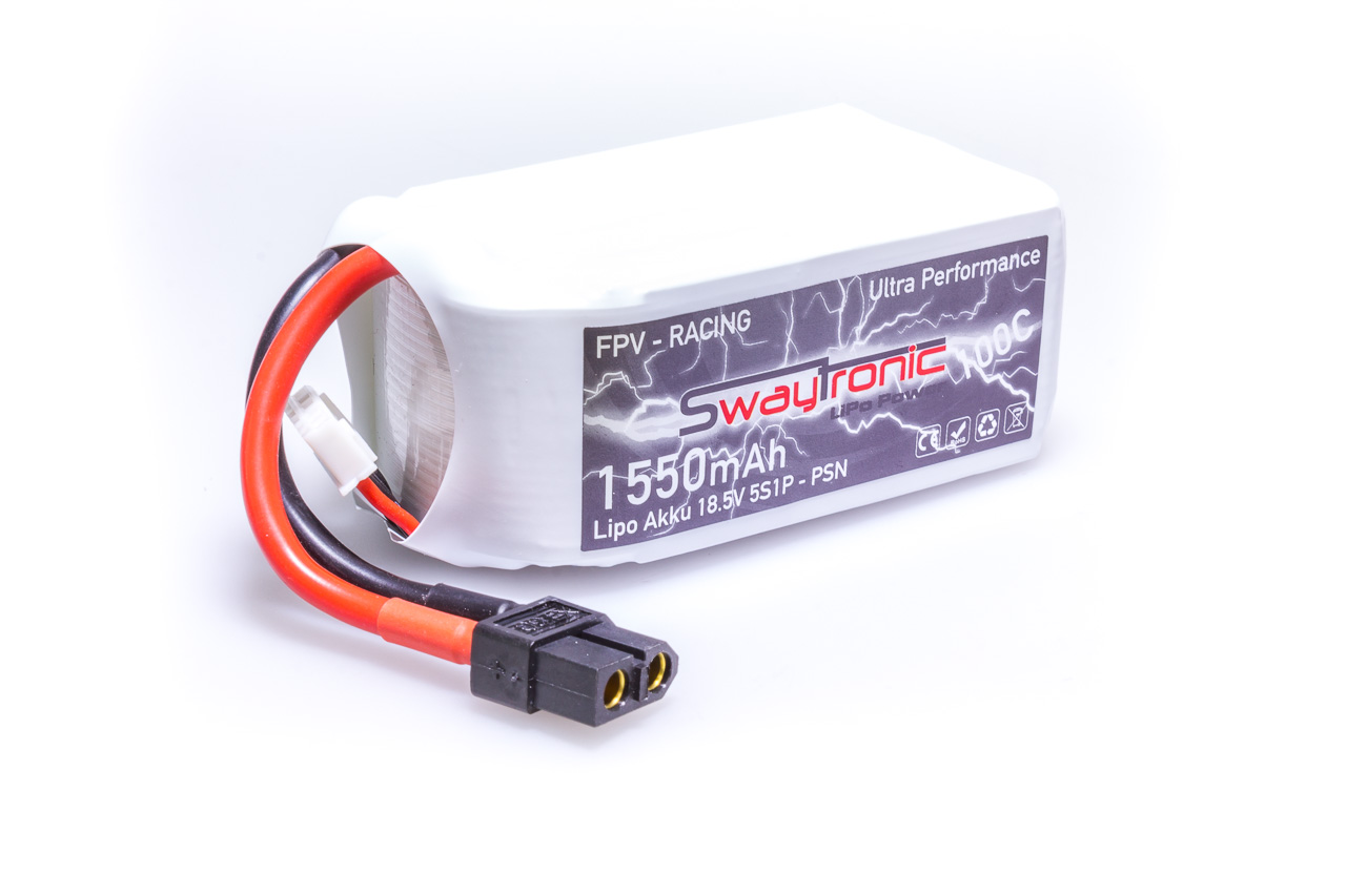 SWAY-FPV LiPo 5S 18.5V 1550mAh 100C/200C XT60 PSN