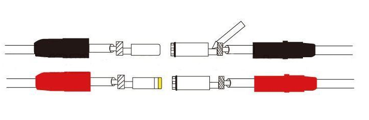 LiPo Stecksystem AS150 - 5 Paar