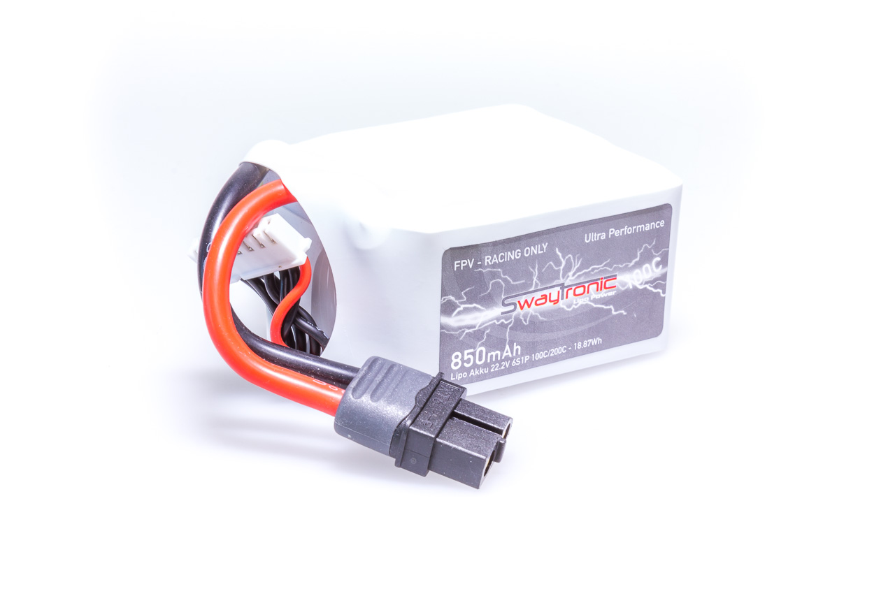 SWAY-FPV LiPo 6S 22.2V 850mAh 100C/200C XT60